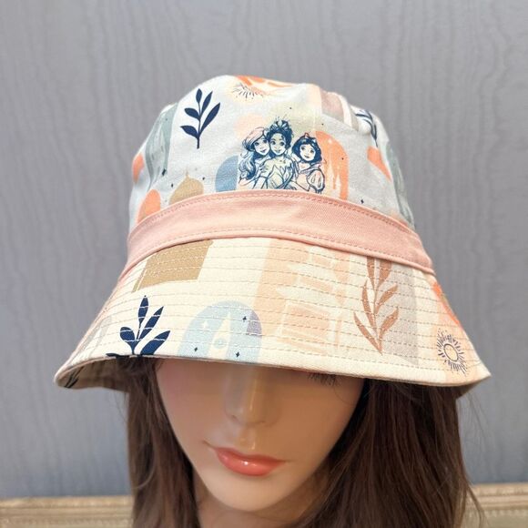 Disney Princesses Bucket Sun Hat Ariel Tiana Snow White Pastels - Picture 3 of 14